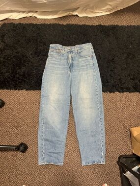 Madewell Classic High-Rise Balloon Light Blue Women’s Jeans